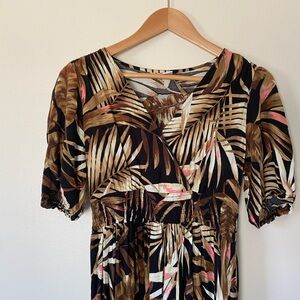 Old Navy Tropical Print Dress